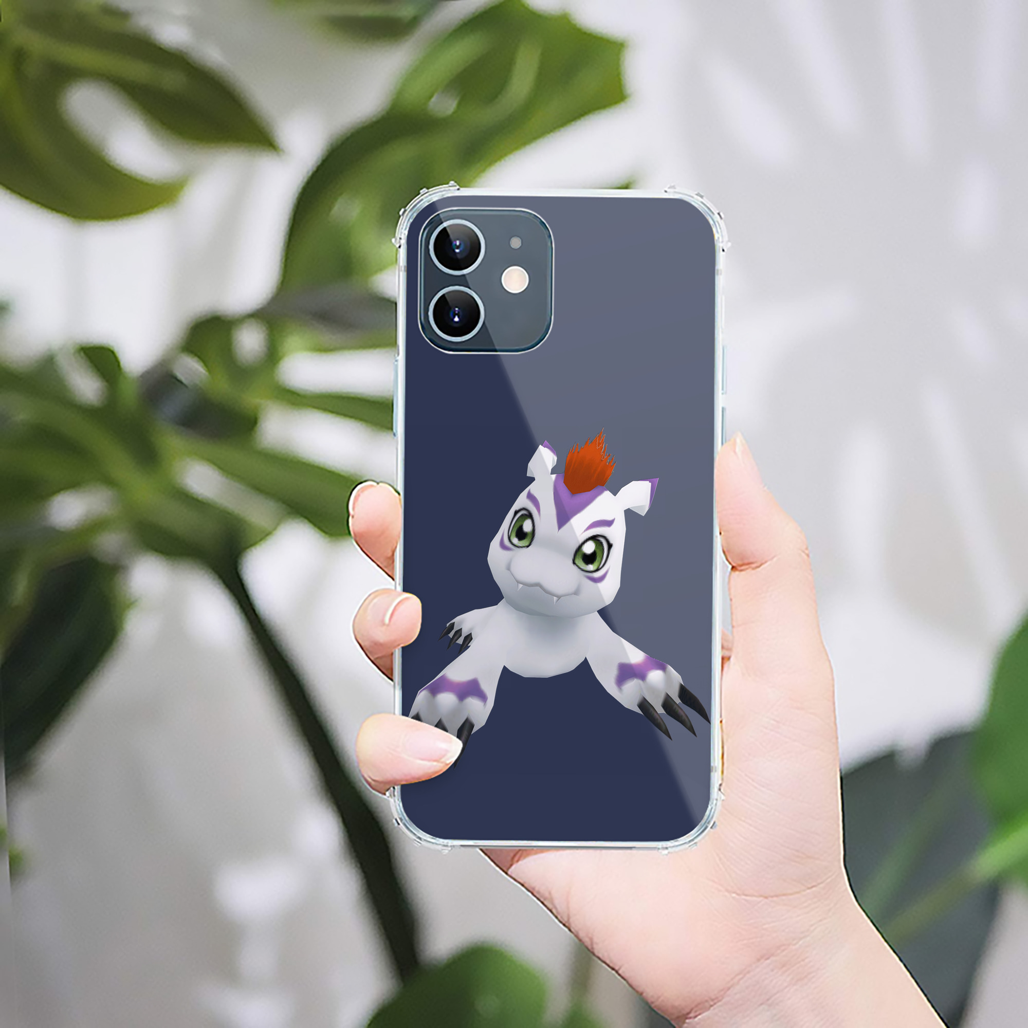 （画像用） Digimon デジタルモンスター/デジモン 【iPhone 12シリーズ対応】透明スマホケース（クリアソフトケース）